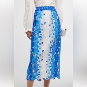 Farm Rio Flower Stripes Off White